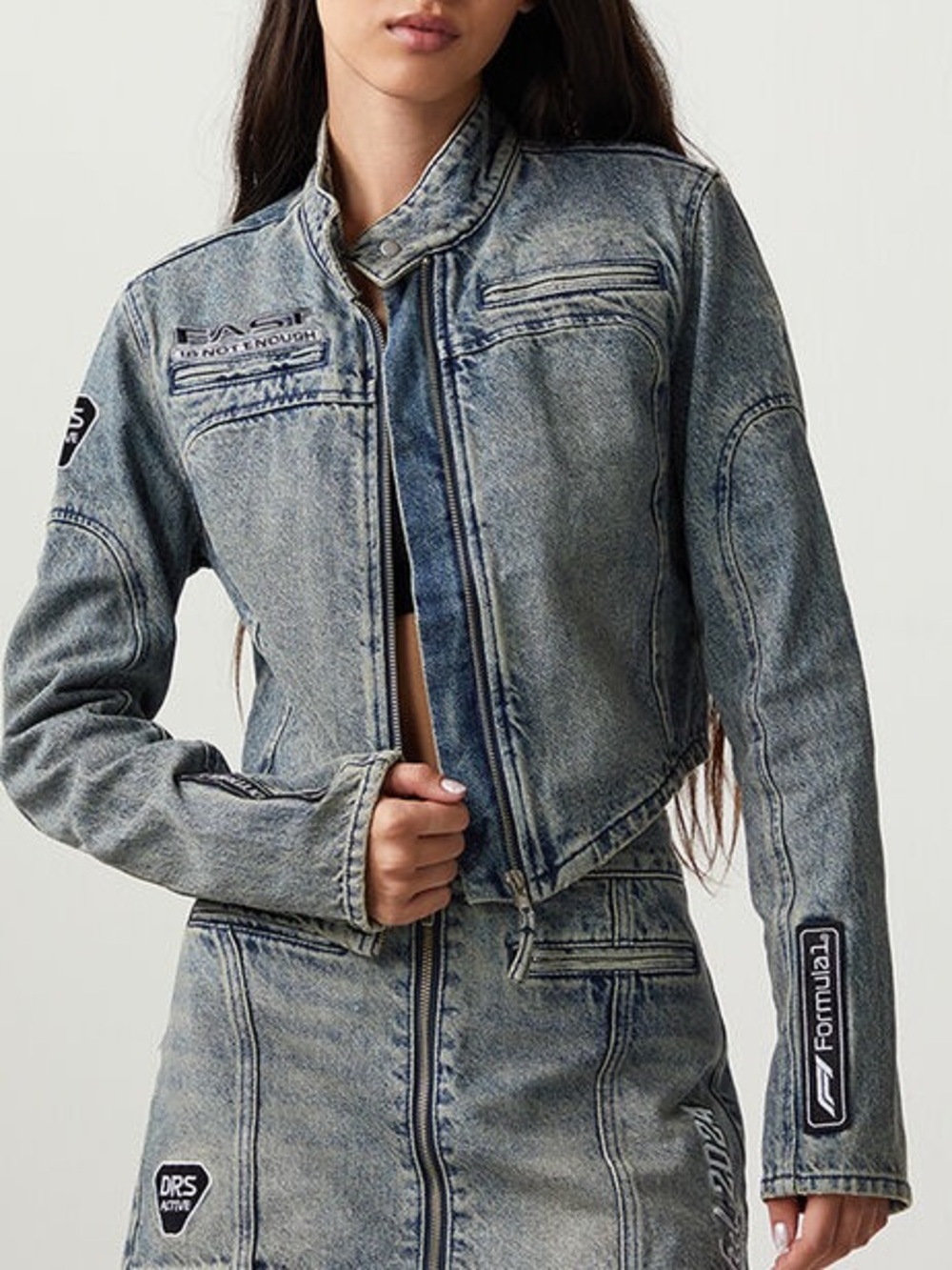 PacSun Stonewash Blue Denim Jean Jacket
